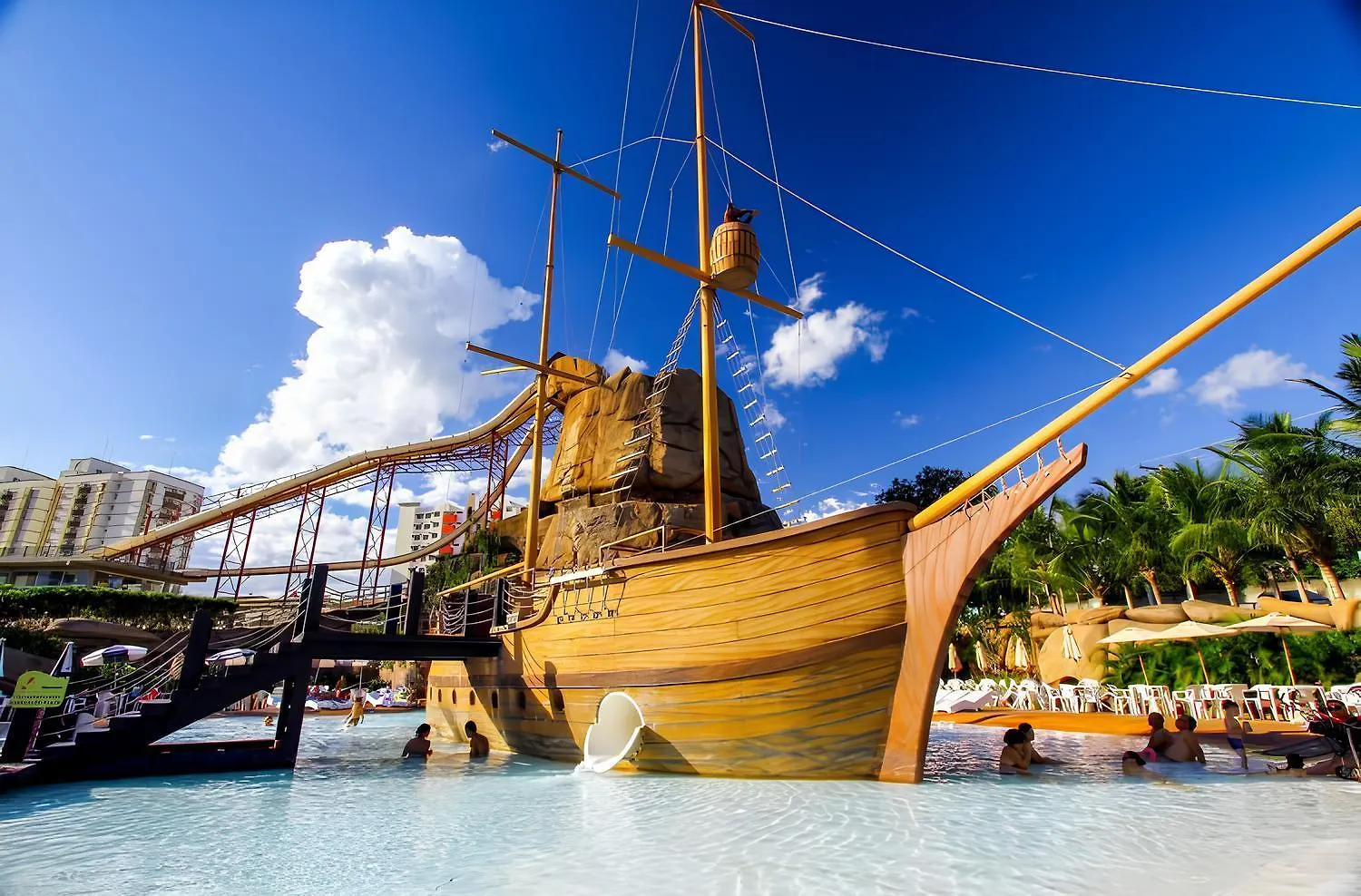 Piazza Diroma - Acesso Gratuito Ao Acqua Park E Splash Caldas Novas Apart-hotel